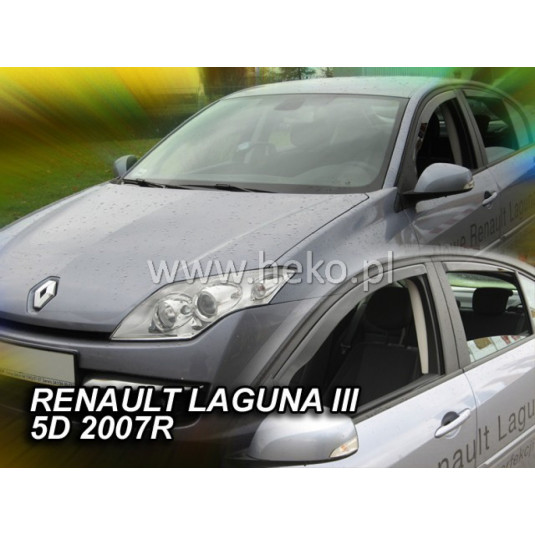 Дефлектори RENAULT Laguna III 5D (от 2007)