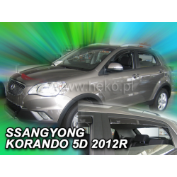 Дефлектори SSANG-YONG Korando 5D (+задни) (от 2012-2019)