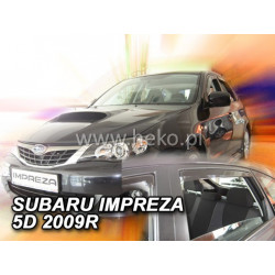 Дефлектори SUBARU Impreza GH 5D (+задни) (2008-2011)