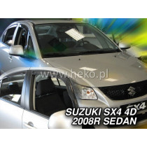 Дефлектори SUZUKI SX4 5D (+задни) HB (2006-2013)