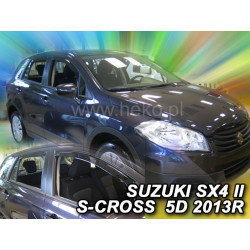 Дефлектори SUZUKI SX4 S-Cross 5D (+задни) HB (от 2013)