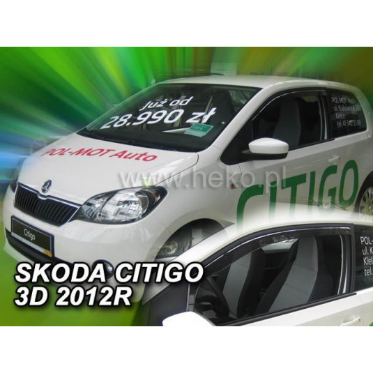 Дефлектори ŠKODA Citigo 5D (от 2012)
