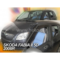 Дефлектори ŠKODA Fabia II 5D (+задни) Combi (2007-2014)