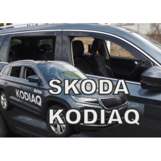 Дефлектори ŠKODA Kodiaq 5D (+задни) (от 2016)