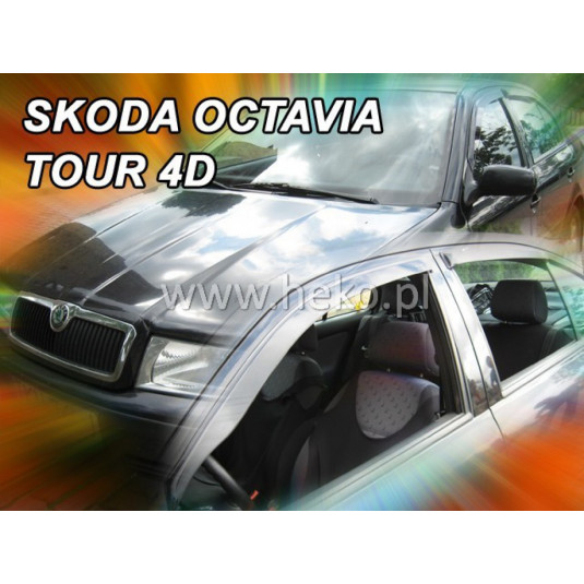 Дефлектори ŠKODA Octavia I 4D (+задни) Седан (1997-2004)