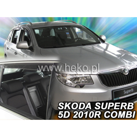 Дефлектори ŠKODA Superb II 5D (+задни) Combi (2009-2015)