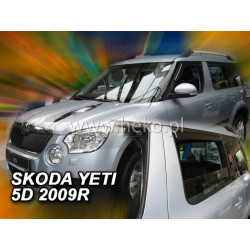 Дефлектори ŠKODA Yeti 5D (+задни) (2009-2017)