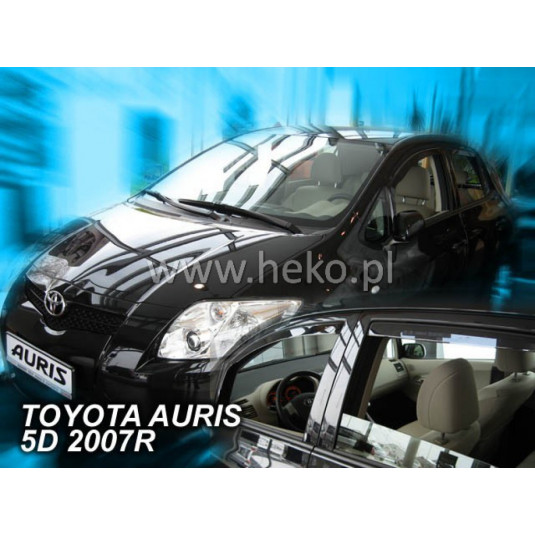 Дефлектори TOYOTA Auris 5D (+задни) (2007-2012)