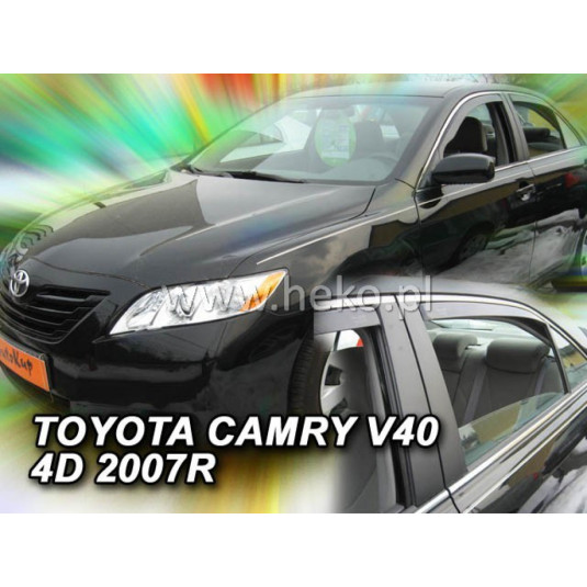 Дефлектори TOYOTA Camry V40 4D (+задни) (2006-2011)