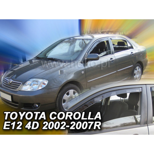 Дефлектори TOYOTA Corolla 3D (2002-2007)