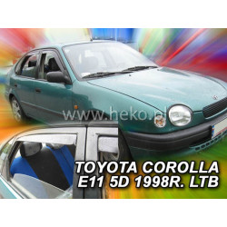 Дефлектори TOYOTA Corolla E11 5D (+задни) HB (1997-2001)
