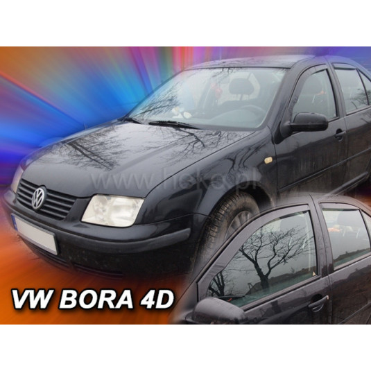Дефлектори VOLKSWAGEN Bora 4D (+задни) Sedan (1998-2005)