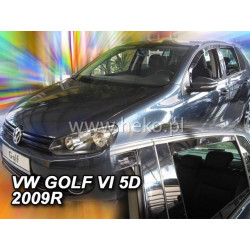 Дефлектори VOLKSWAGEN Golf VI 5D (+задни) HB (2008-2012)