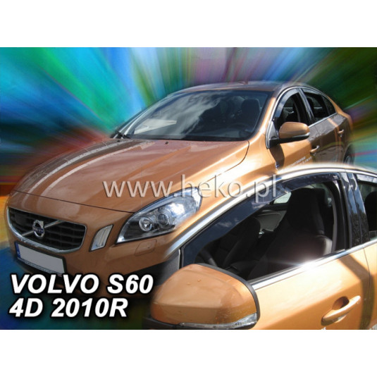Дефлектори VOLVO S60 4D (от 2010)