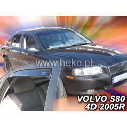 Дефлектори VOLVO S80 4D (+задни) (2006-2016)