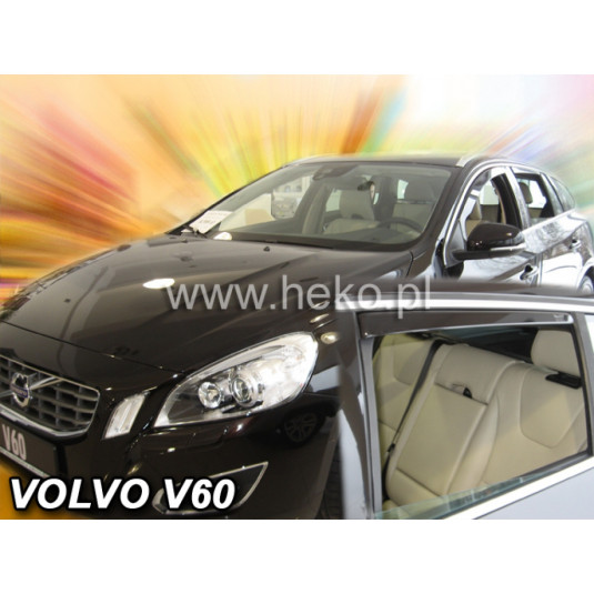 Дефлектори VOLVO V60 5D (+задни) (от 2010)