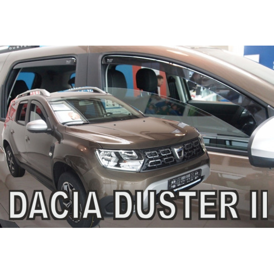 Дефлектори DACIA Duster II 5D (+задни) (от 2018)