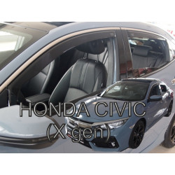 Дефлектори HONDA Civic X 5D HTB (+задни) (от 2017)