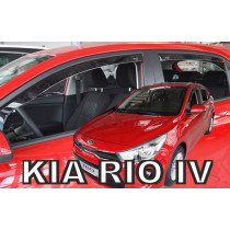 Дефлектори KIA Rio IV 5D (+задни) (от 2017)