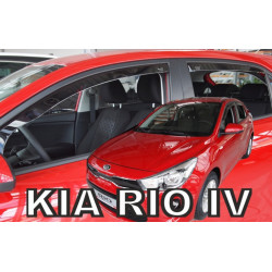 Дефлектори KIA Rio IV 5D (+задни) (от 2017)