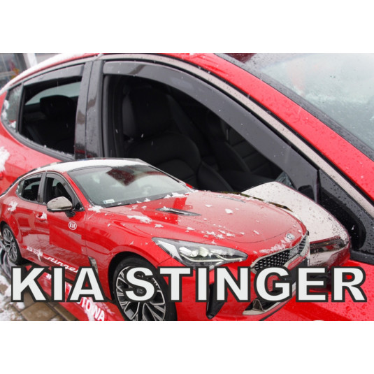 Дефлектори KIA Stinger 5D (+задни) (от 2017)