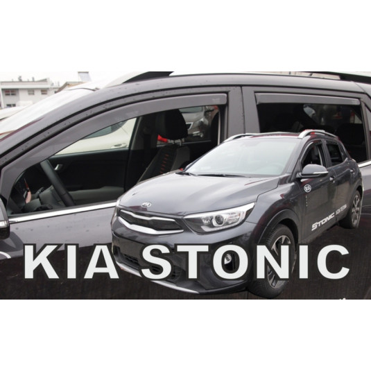 Deflektory KIA Stonic 5D (+задни) (od 2017)