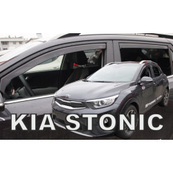 Deflektory KIA Stonic 5D (+задни) (od 2017)