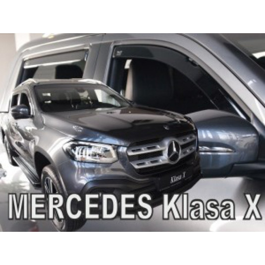 Дефлектори MERCEDES X-Class 4D (+задни) (от 2017)