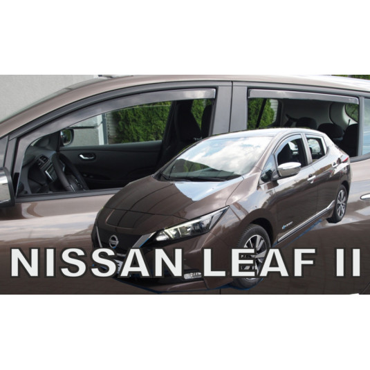 Дефлектори NISSAN Leaf II 5D (+задни) (от 2017)