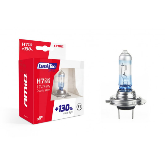 Халогенна дуо опаковка (2бр.) комплект LumiTec LIMITED +130% H7 12V 55W DUO
