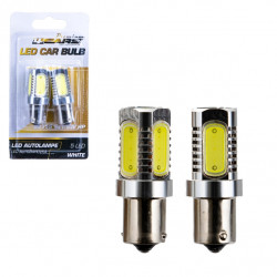 Комплект LED крушки BA15S 5*1.5W HP бяло