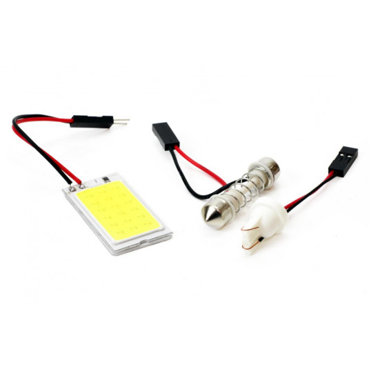 LED лампи CLASSIC T10 W5W C5W 1xCOB-18 12V Light board (2 бр.)