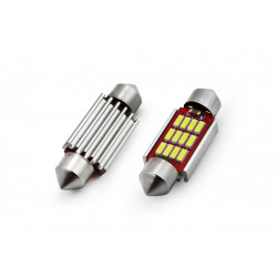 LED лампи CANBUS 12SMD 4014 Festoon 39mm White 12V/24V (2бр.)