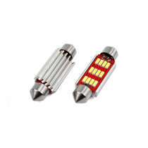 LED крушки CANBUS 12SMD 4014 Festoon 41mm White 12V/24V (2бр)