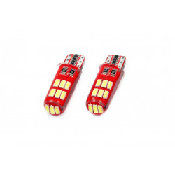 LED крушки CANBUS 15SMD 4014 T10e (W5W) SILCA White 12V (2 бр.)