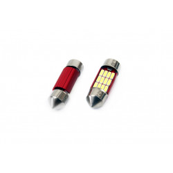 LED лампи CANBUS 12SMD 4014 Festoon 31mm White 12V/24V (2 бр.)