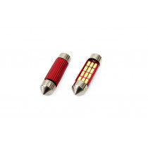 LED крушки CANBUS 12SMD 4014 Festoon 39mm White 12V/24V (2бр.) V2