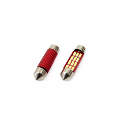LED крушки CANBUS 12SMD 4014 Festoon 39mm White 12V/24V (2бр.) V2
