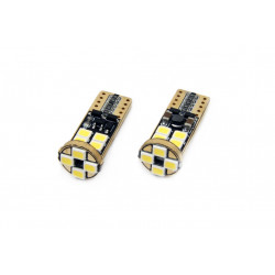 LED лампи CANBUS 12SMD 2835 T10e (W5W) White 12V/24V (2 бр.)