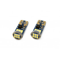 LED крушки CANBUS 18SMD UltraBright 2016 T10e (W5W) White 12V/24V (2бр)