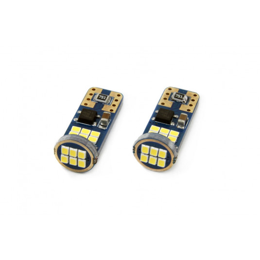 LED крушки CANBUS 18SMD UltraBright 2016 T10e (W5W) White 12V/24V (2бр)