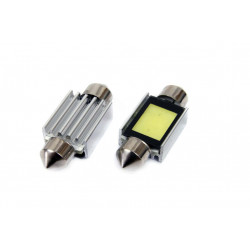 LED CANBUS COB3 Festoon 39mm White 12V крушки (2 бр.)