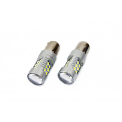 Крушки LED CANBUS 24SMD 3030 1156 (P21W) White 12V/24V (2бр)