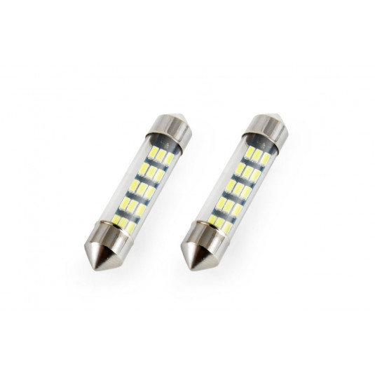 LED лампи STANDARD Festoon C5W 15xSMD 3014 12V 39mm (2бр)