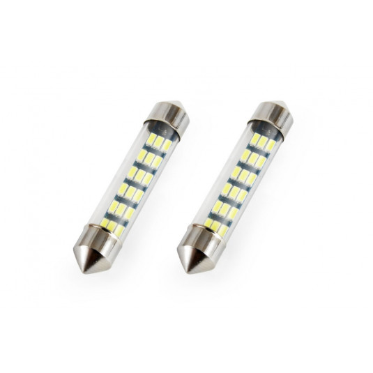 LED крушки STANDARD Festoon C5W 18xSMD 3014 12V 41mm (2бр.)