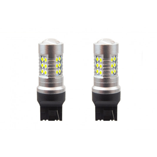 LED крушки 1156 CANBUS 24SMD 3030 T20 7440 W21W White 12V/24V (2бр.)