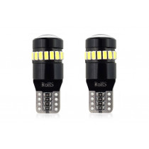 LED жарулки CANBUS 18SMD 3014 + 1SMD 1SMD T10 W5W White 12V/24V (2бр.)