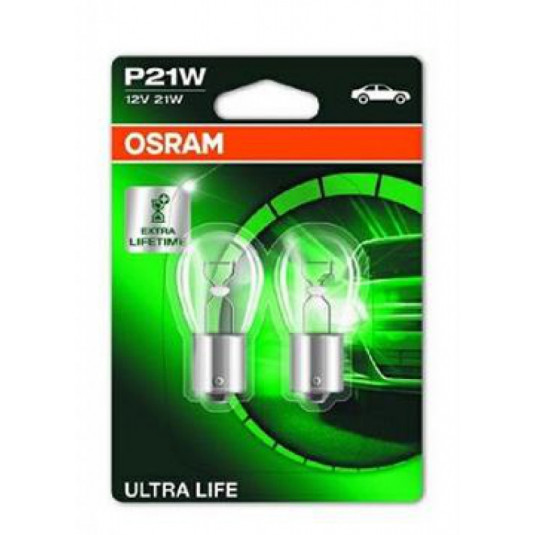 Крушки Osram P21W 12V ULTRA LIFE 2бр