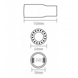 Изход на издув (Ø издув до 44mm)