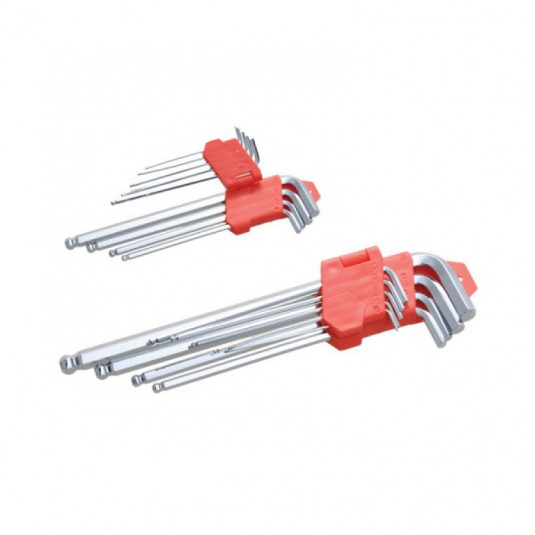 Комплект шестоъгълни ключове 9 части дълги 230mm